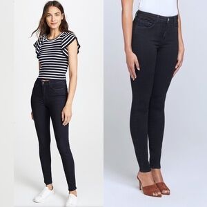 NEW L’AGENCE High Rise Smoothing‎ Skinny Jeans Deep Indigo Premium Denim 24